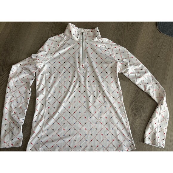 LADY HAGEN WOMENS PRINTED UV LONG SLEEVE GOLF TOP SIZE S EUC - Picture 7 of 10